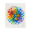 Color Your Day Velveteen Plush Blanket — Rainbow Motivational Throw