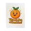 Velveteen Plush Blanket — "Vitamin Sea of Sunshine" Cute Orange Plush Throw