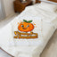 Velveteen Plush Blanket — "Vitamin Sea of Sunshine" Cute Orange Plush Throw