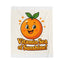 Velveteen Plush Blanket — "Vitamin Sea of Sunshine" Cute Orange Plush Throw