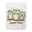 Sweet Owls Sherpa Fleece Blanket — Cute Cozy Owl Throw for Kids & Nursery