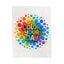 Color Your Day Velveteen Plush Blanket — Rainbow Motivational Throw