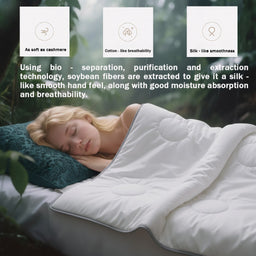 Lightweight Plant-Based Summer Duvet